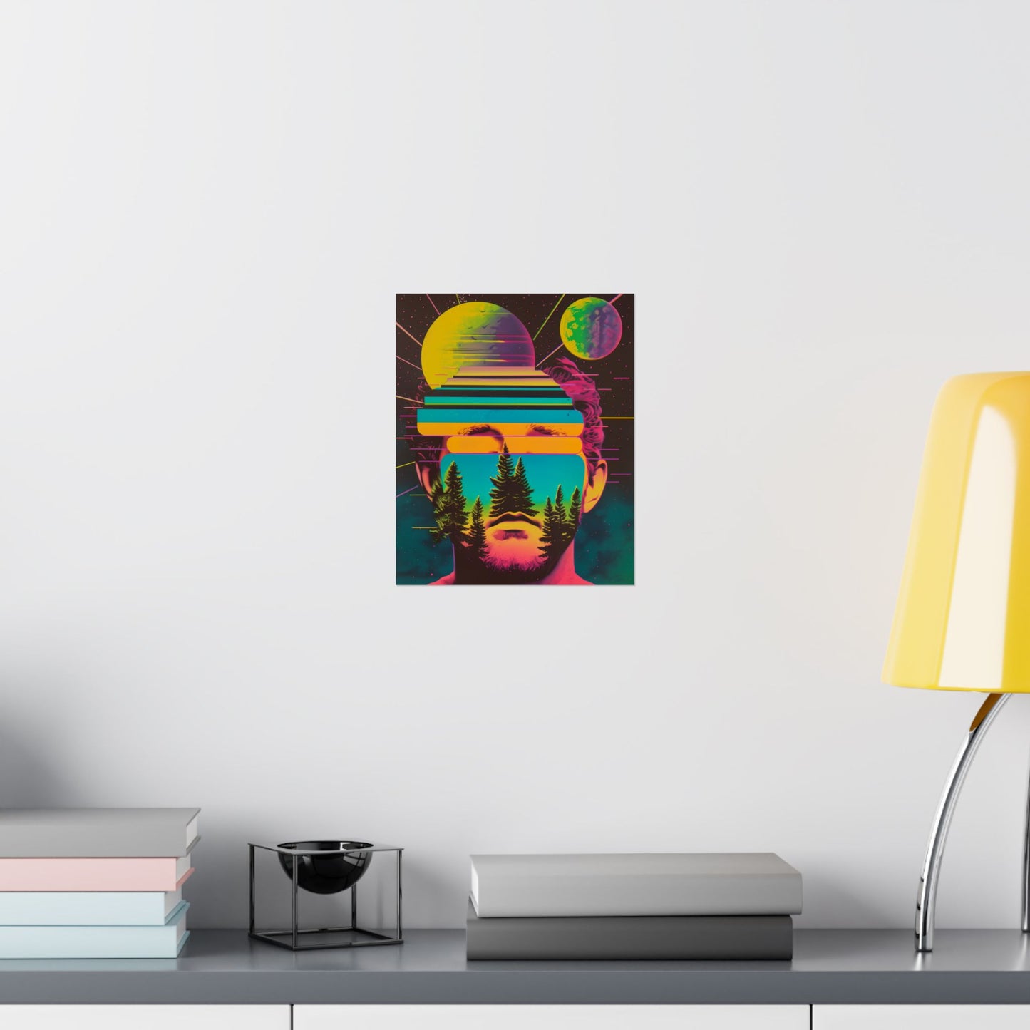 Cosmic Intentions II Poster Art Print | Retro Psychedelic Poster