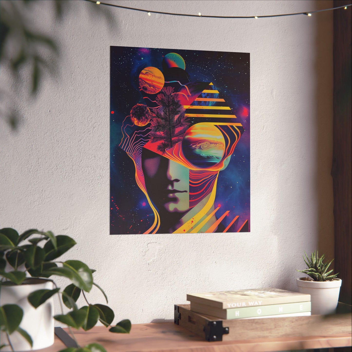 Cosmic Intentions III Poster Art Print | Retro Psychedelic Poster