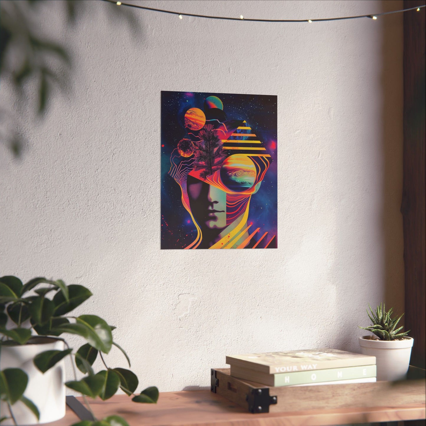 Cosmic Intentions III Poster Art Print | Retro Psychedelic Poster