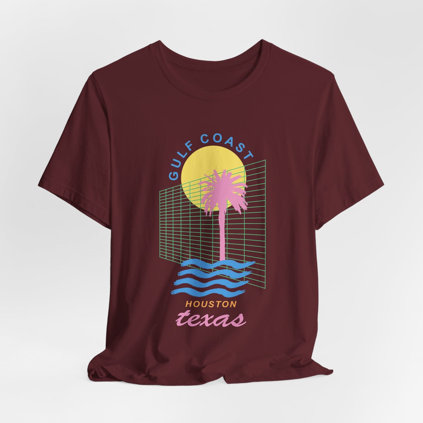 Gulf Coast Houston Shirt, HTX Retro 80's Vibes