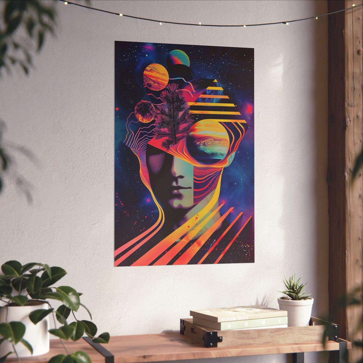 Cosmic Intentions III Poster Art Print | Retro Psychedelic Poster