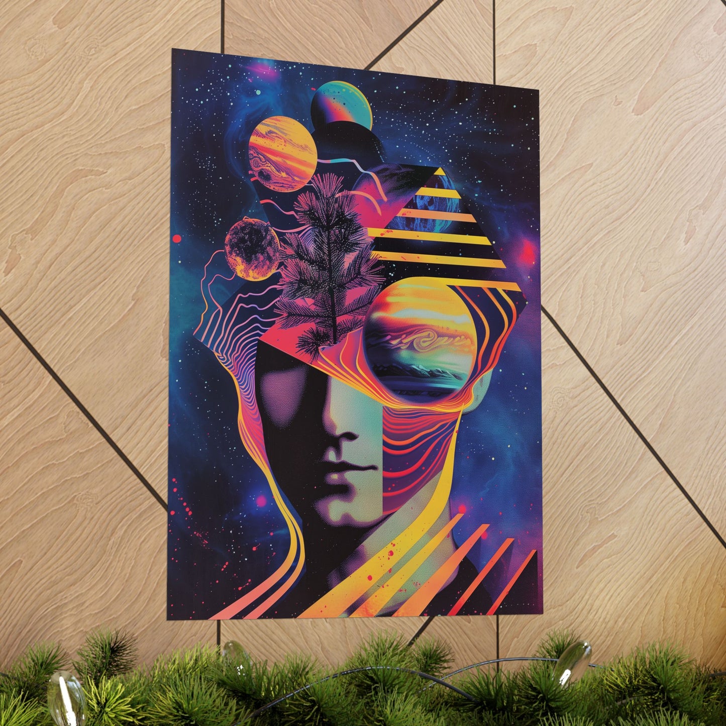 Cosmic Intentions III Poster Art Print | Retro Psychedelic Poster