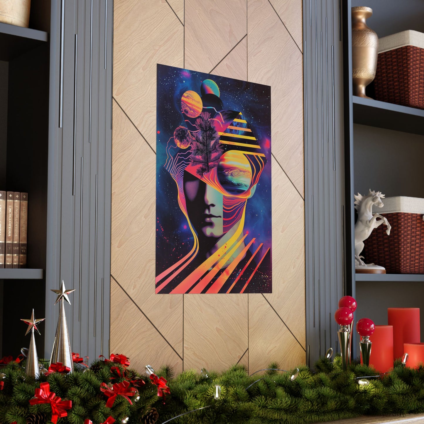 Cosmic Intentions III Poster Art Print | Retro Psychedelic Poster