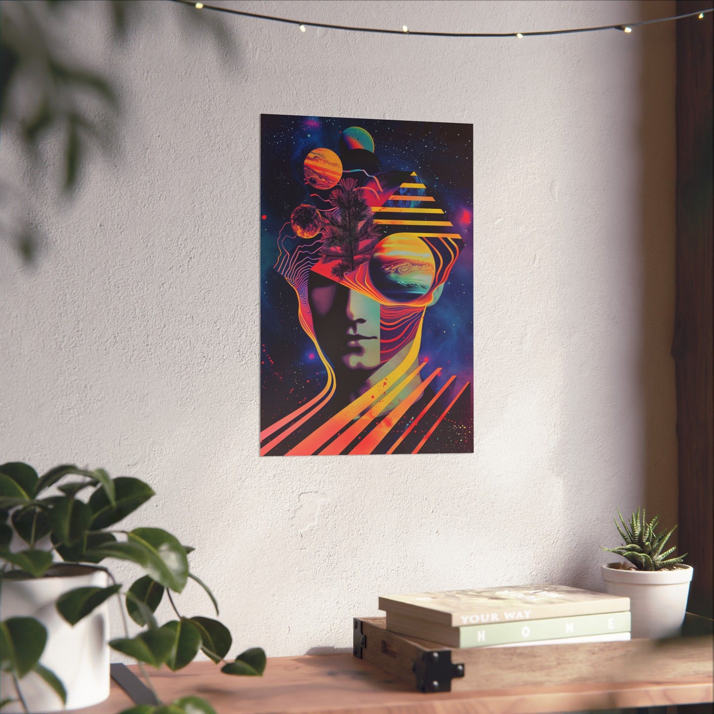 Cosmic Intentions III Poster Art Print | Retro Psychedelic Poster