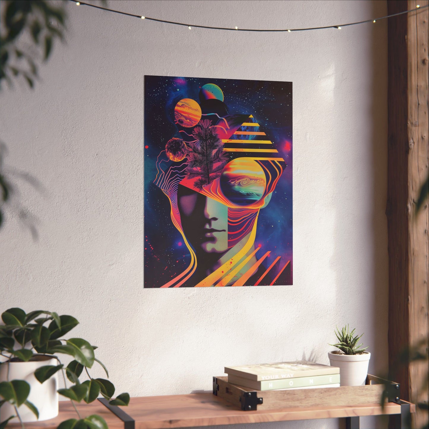 Cosmic Intentions III Poster Art Print | Retro Psychedelic Poster