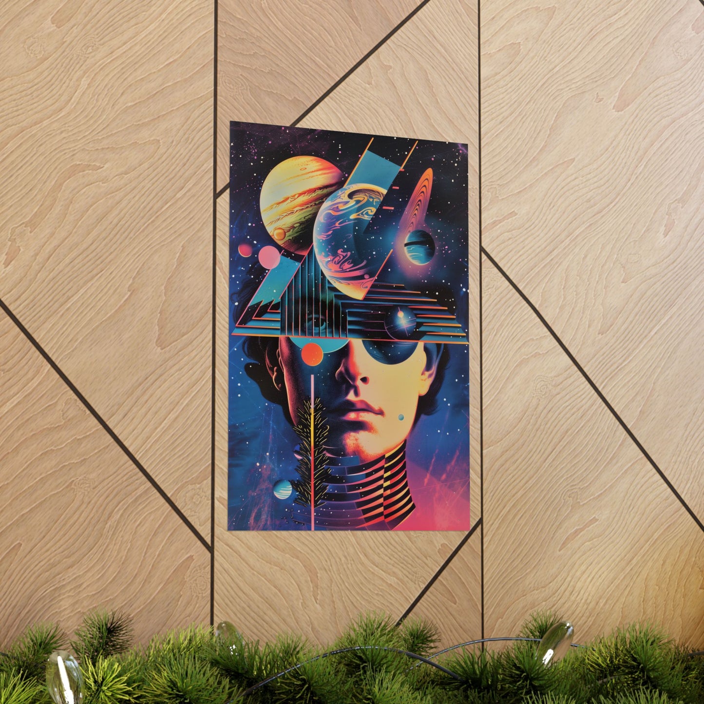 Cosmic Intentions Poster Art Print | Geometric Outer Space Fine Art Decor