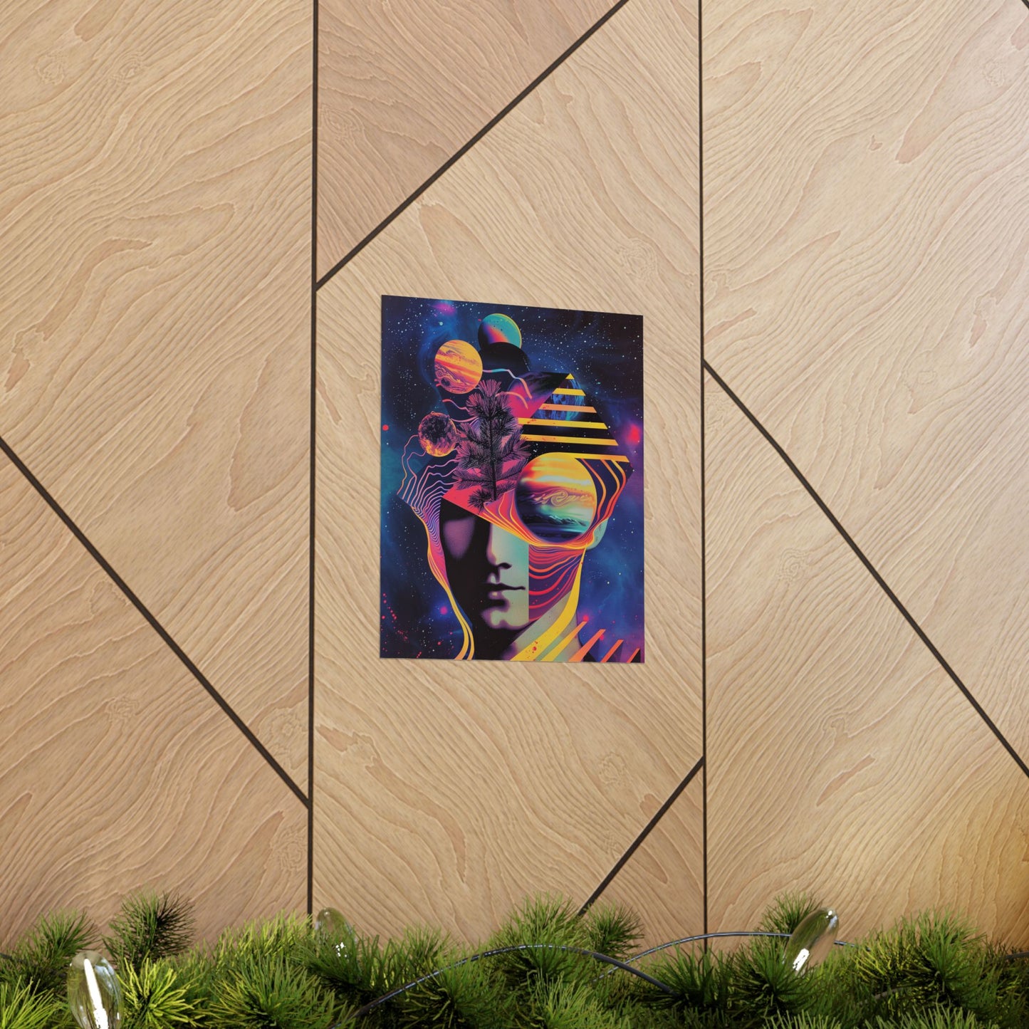 Cosmic Intentions III Poster Art Print | Retro Psychedelic Poster