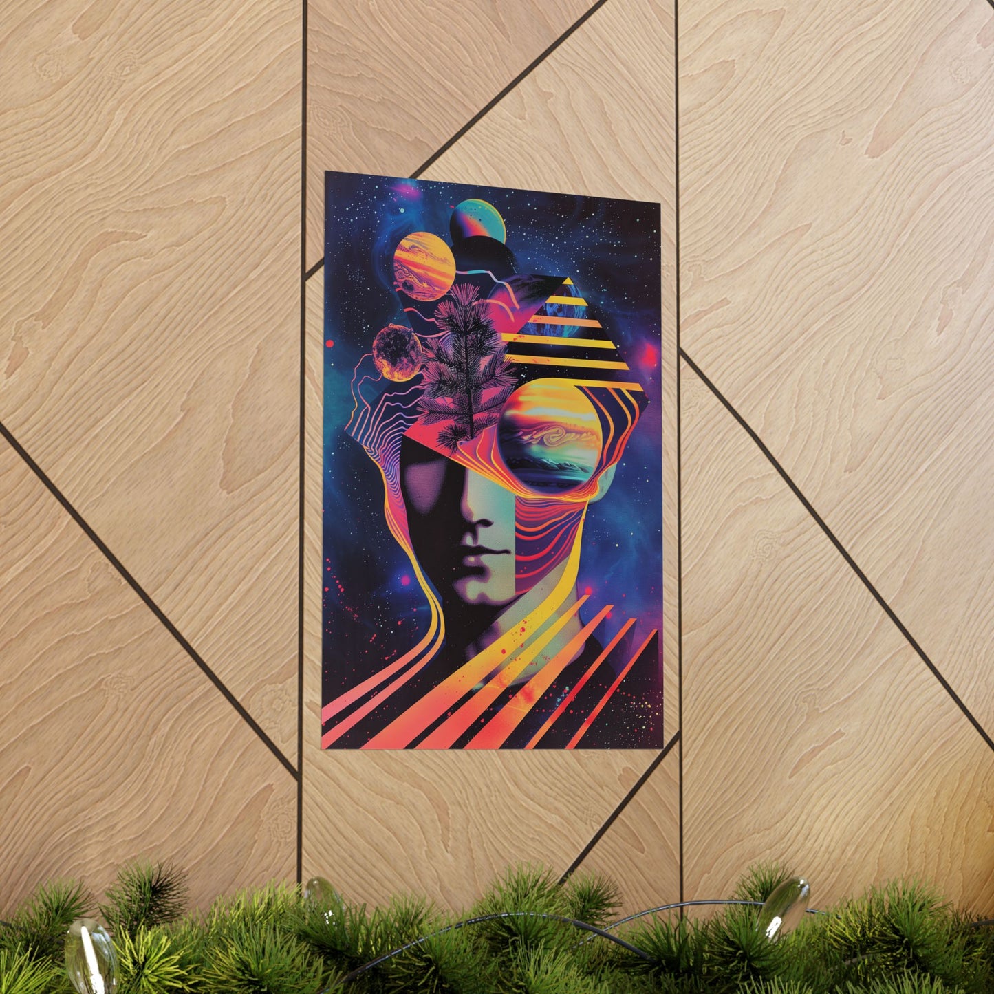 Cosmic Intentions III Poster Art Print | Retro Psychedelic Poster