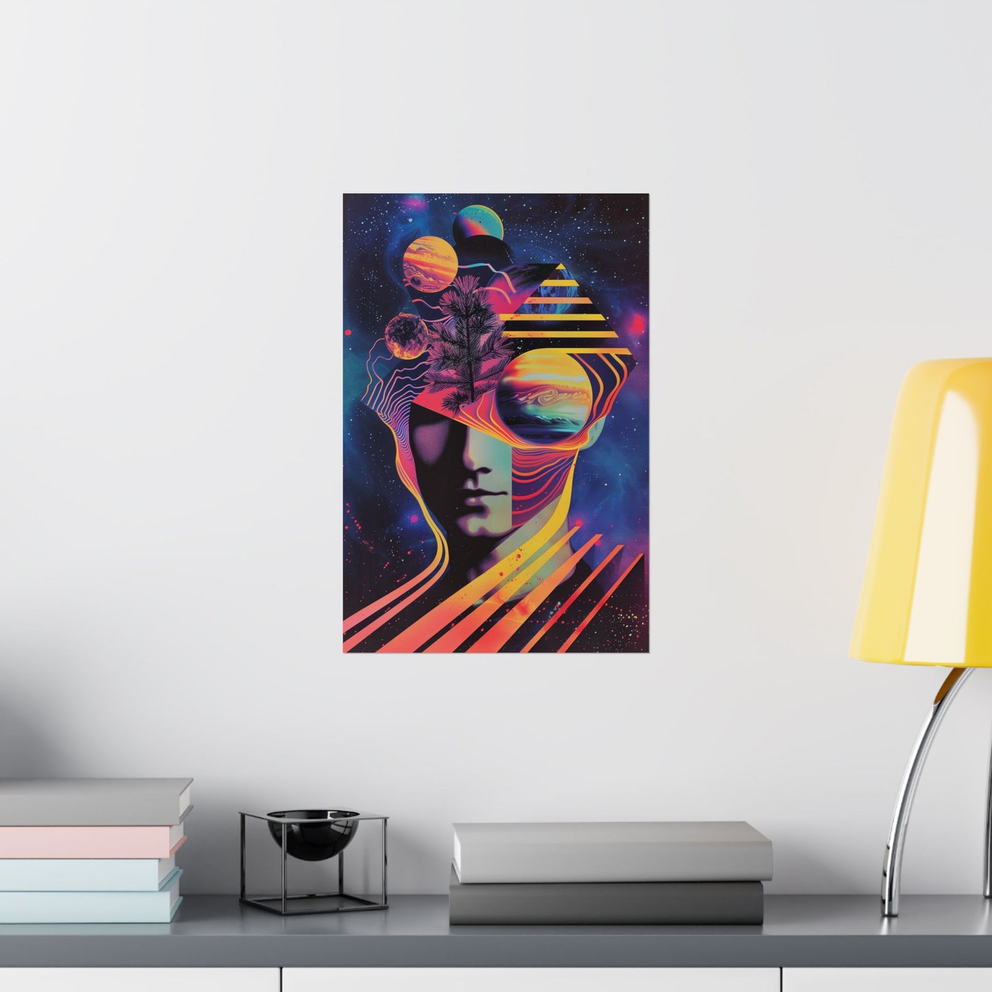 Cosmic Intentions III Poster Art Print | Retro Psychedelic Poster