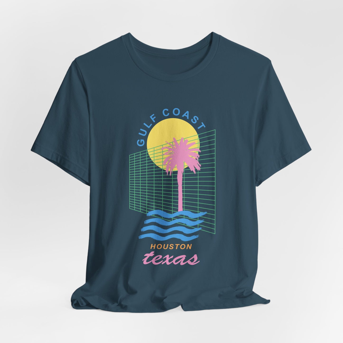 Gulf Coast Houston Shirt, HTX Retro 80's Vibes