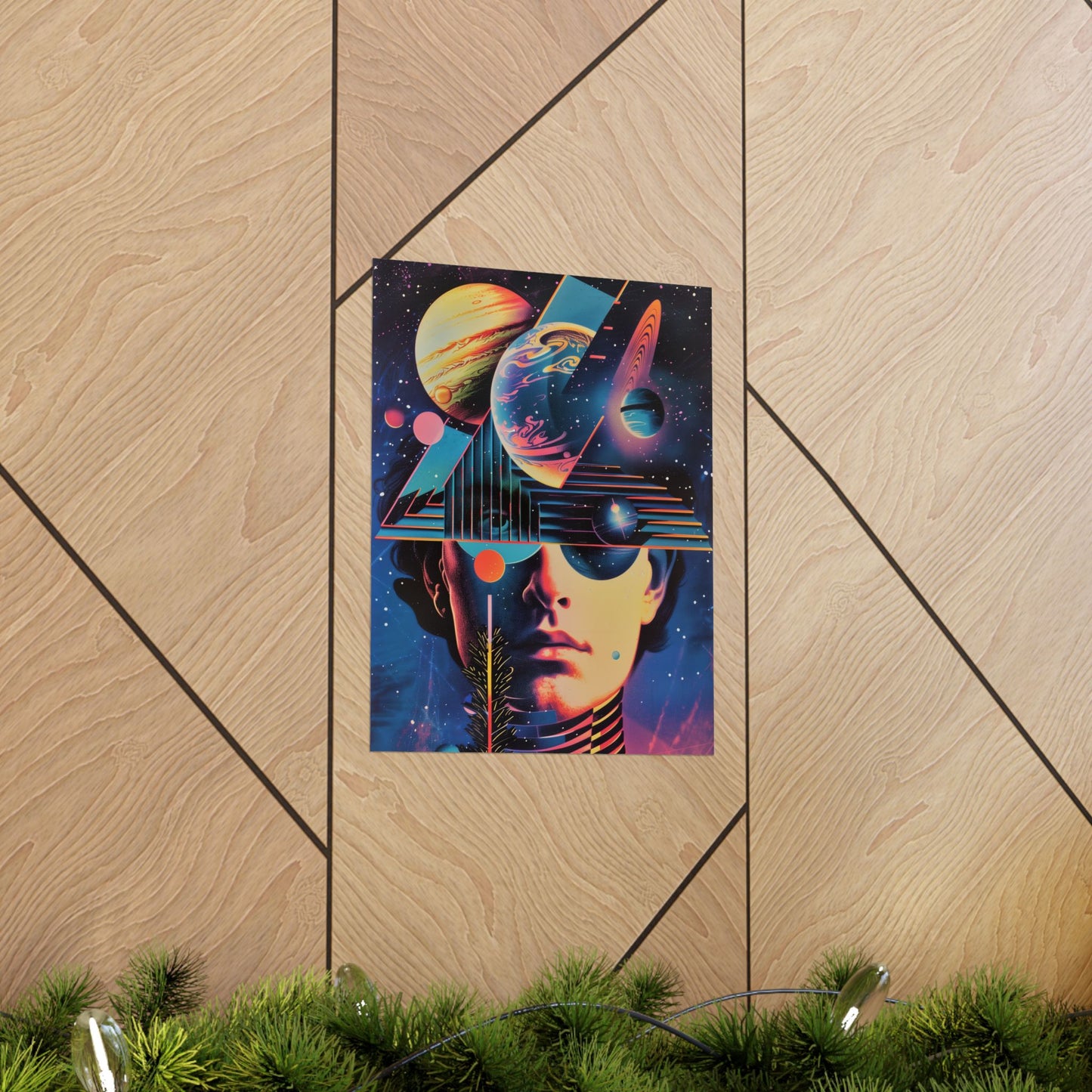 Cosmic Intentions Poster Art Print | Geometric Outer Space Fine Art Decor
