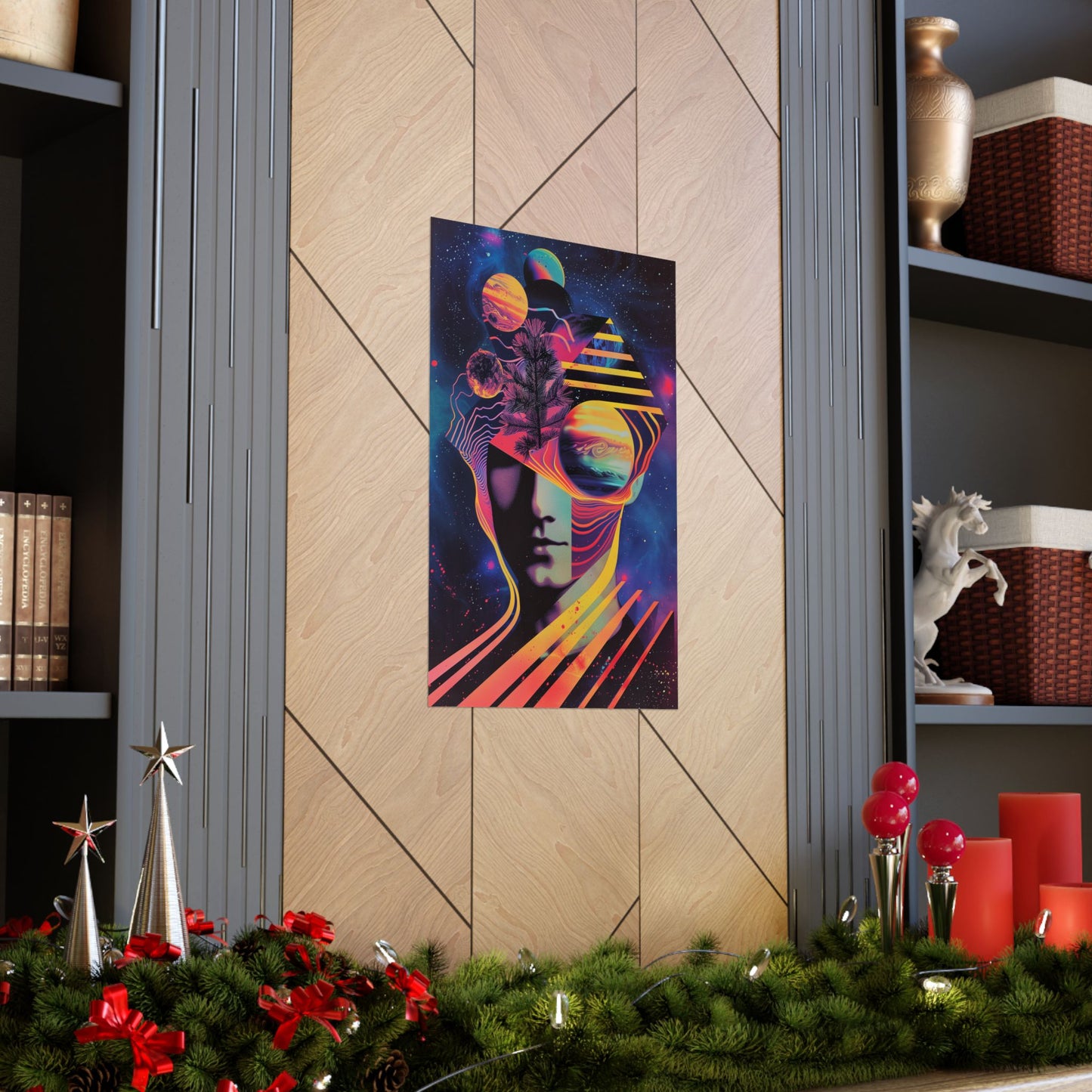 Cosmic Intentions III Poster Art Print | Retro Psychedelic Poster