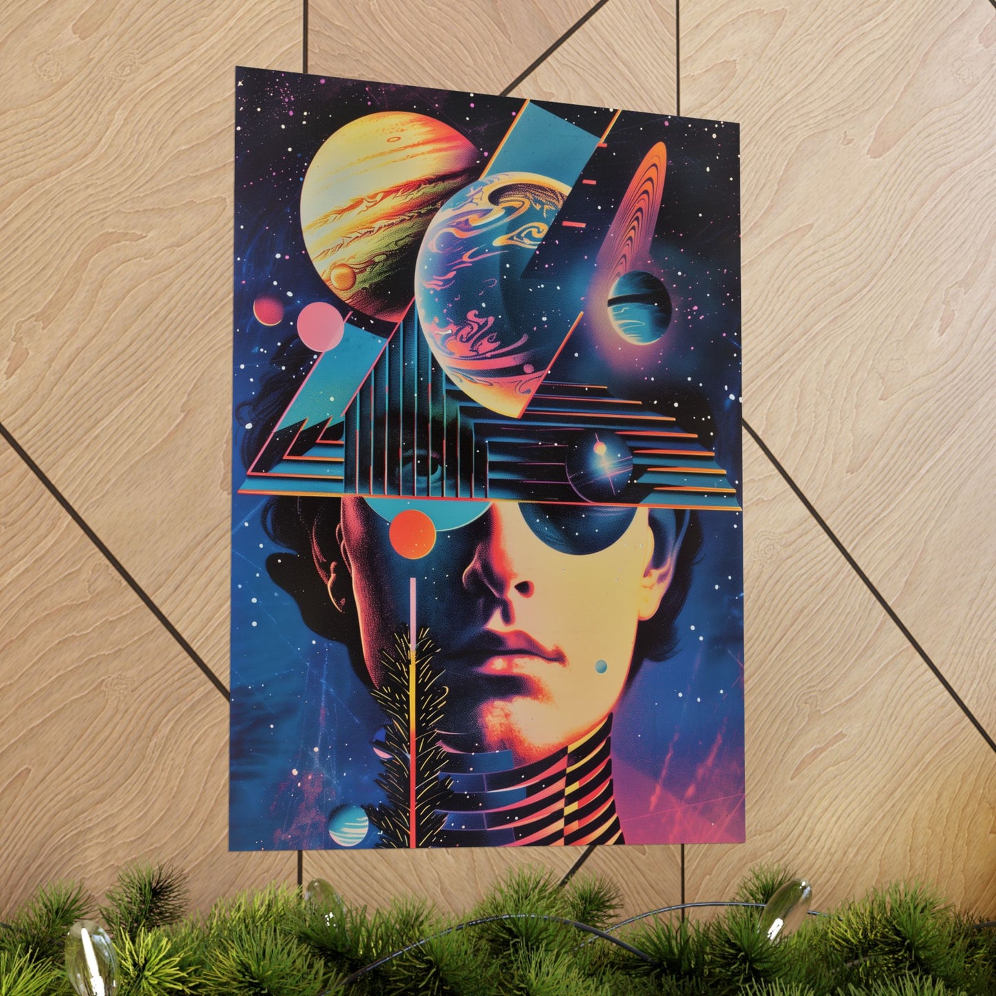 Cosmic Intentions Poster Art Print | Geometric Outer Space Fine Art Decor