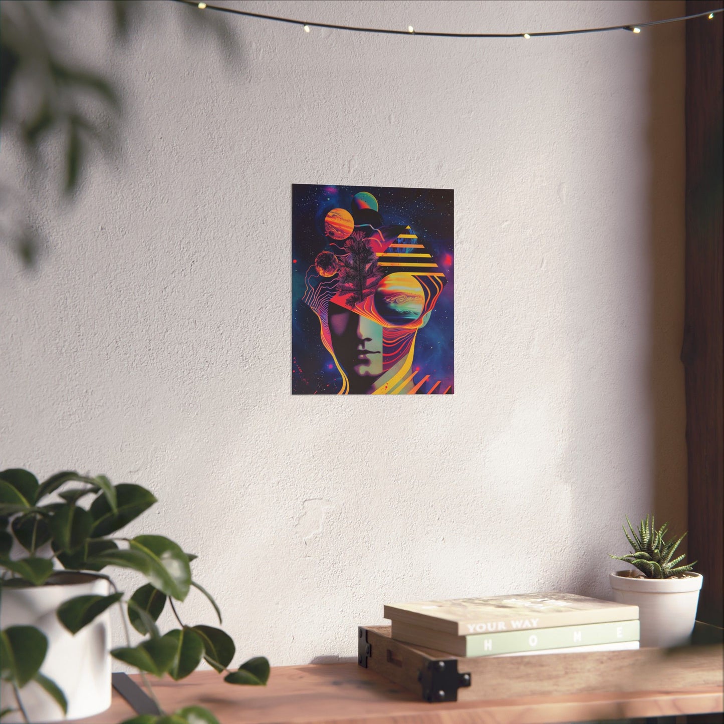 Cosmic Intentions III Poster Art Print | Retro Psychedelic Poster