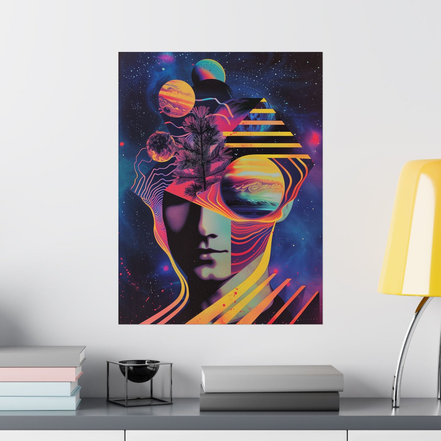 Cosmic Intentions III Poster Art Print | Retro Psychedelic Poster