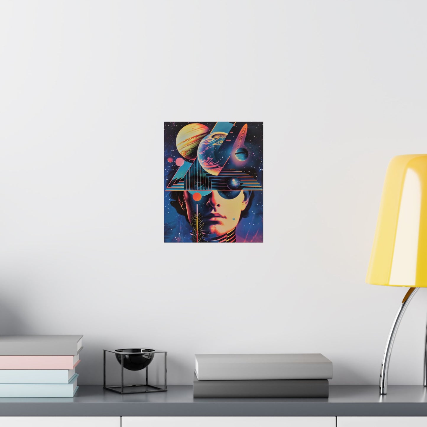 Cosmic Intentions Poster Art Print | Geometric Outer Space Fine Art Decor