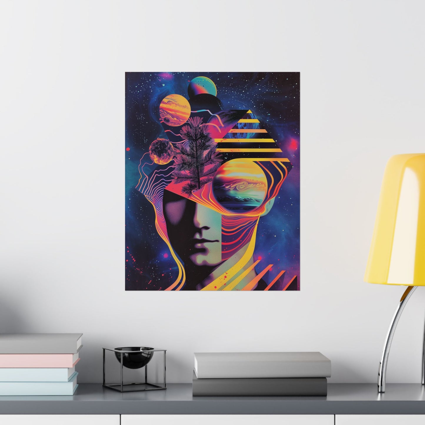 Cosmic Intentions III Poster Art Print | Retro Psychedelic Poster
