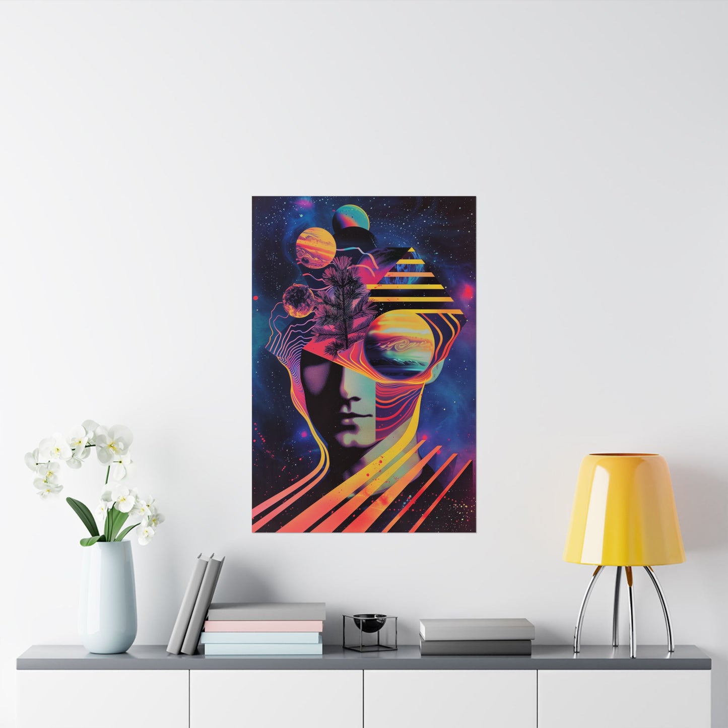 Cosmic Intentions III Poster Art Print | Retro Psychedelic Poster