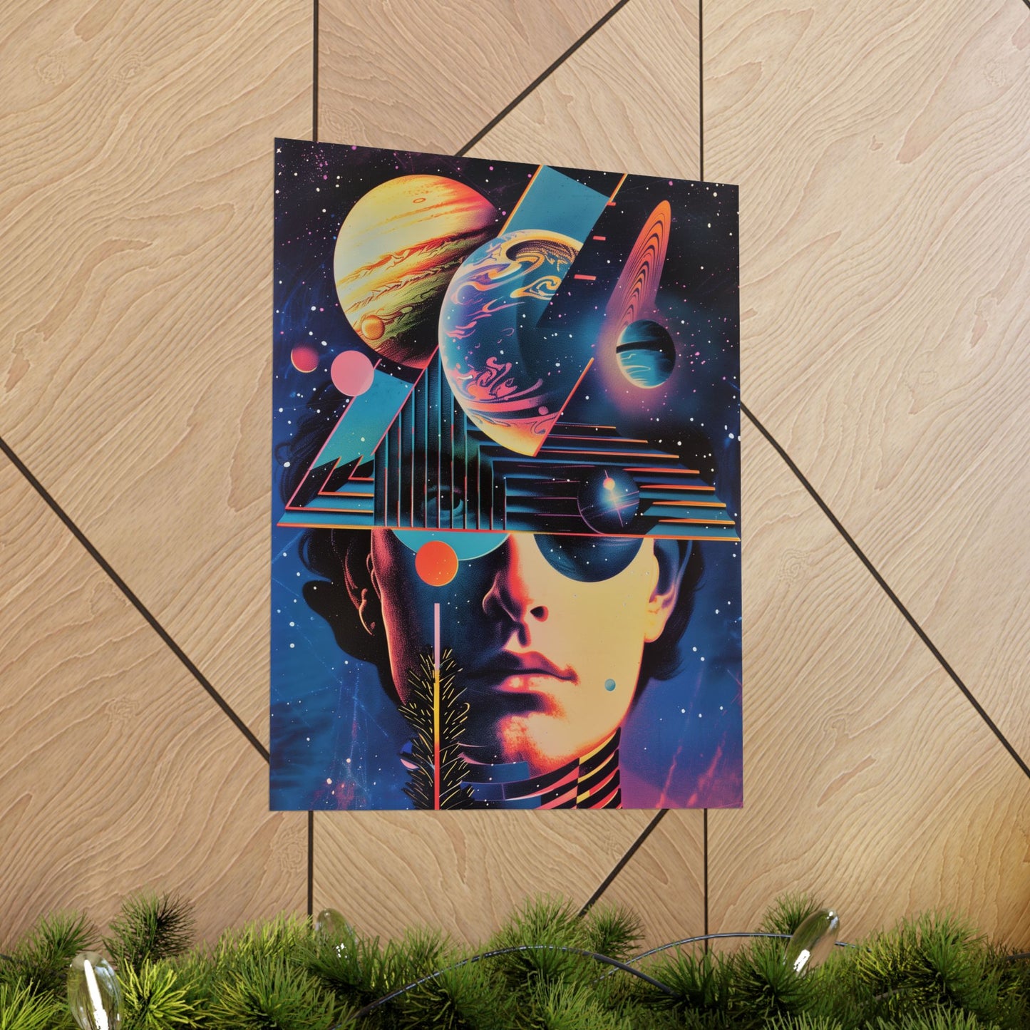 Cosmic Intentions Poster Art Print | Geometric Outer Space Fine Art Decor