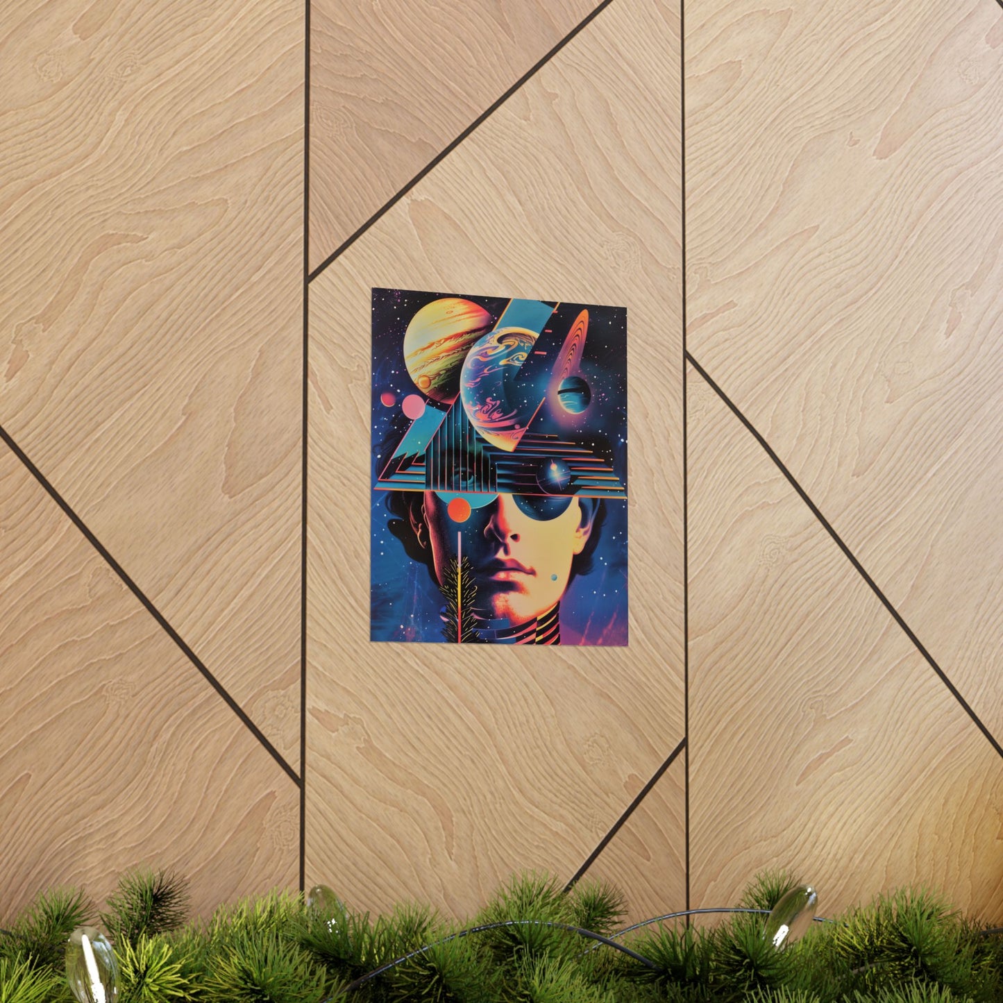 Cosmic Intentions Poster Art Print | Geometric Outer Space Fine Art Decor