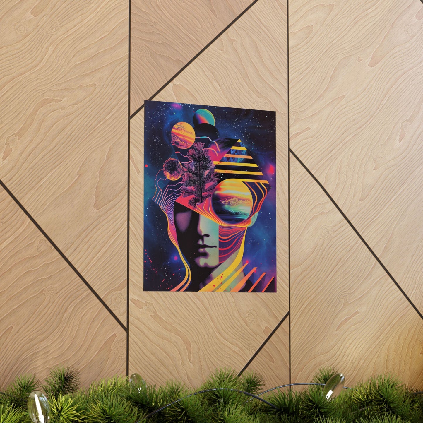 Cosmic Intentions III Poster Art Print | Retro Psychedelic Poster