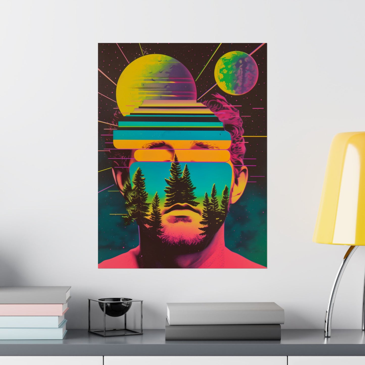 Cosmic Intentions II Poster Art Print | Retro Psychedelic Poster