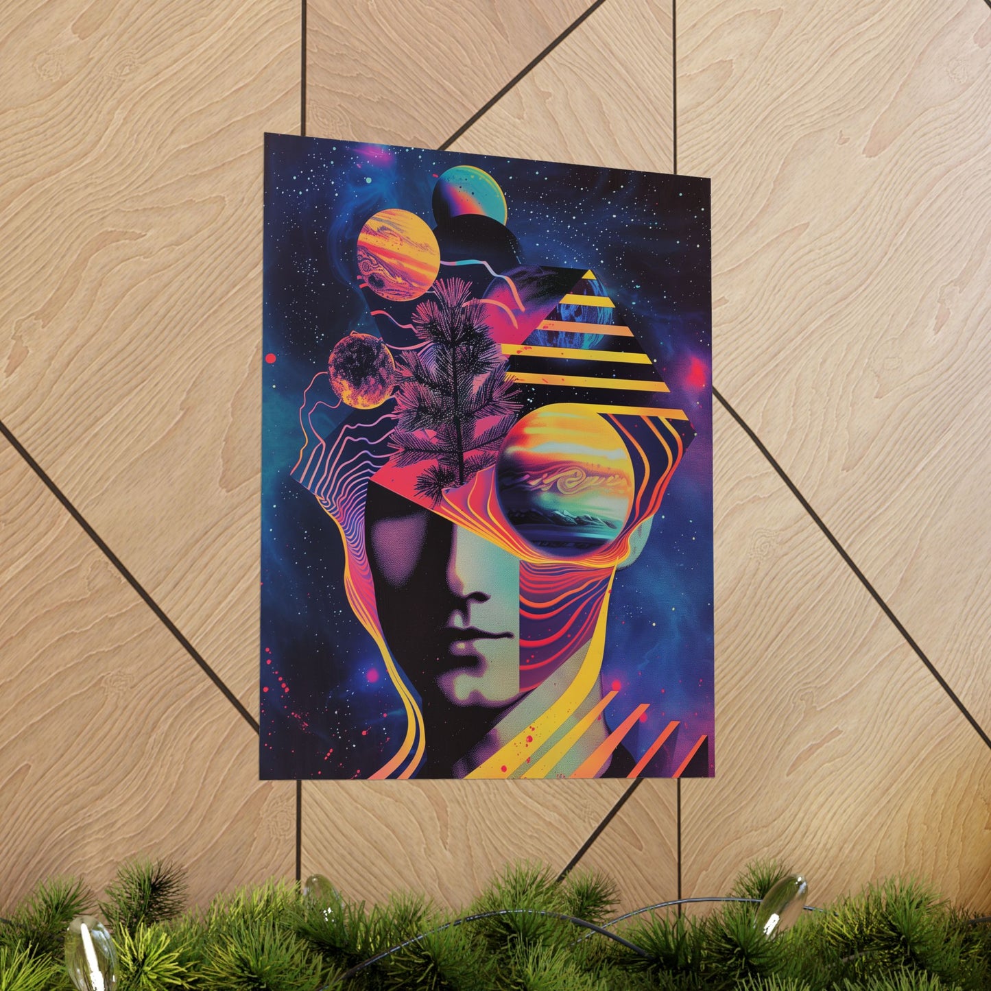 Cosmic Intentions III Poster Art Print | Retro Psychedelic Poster