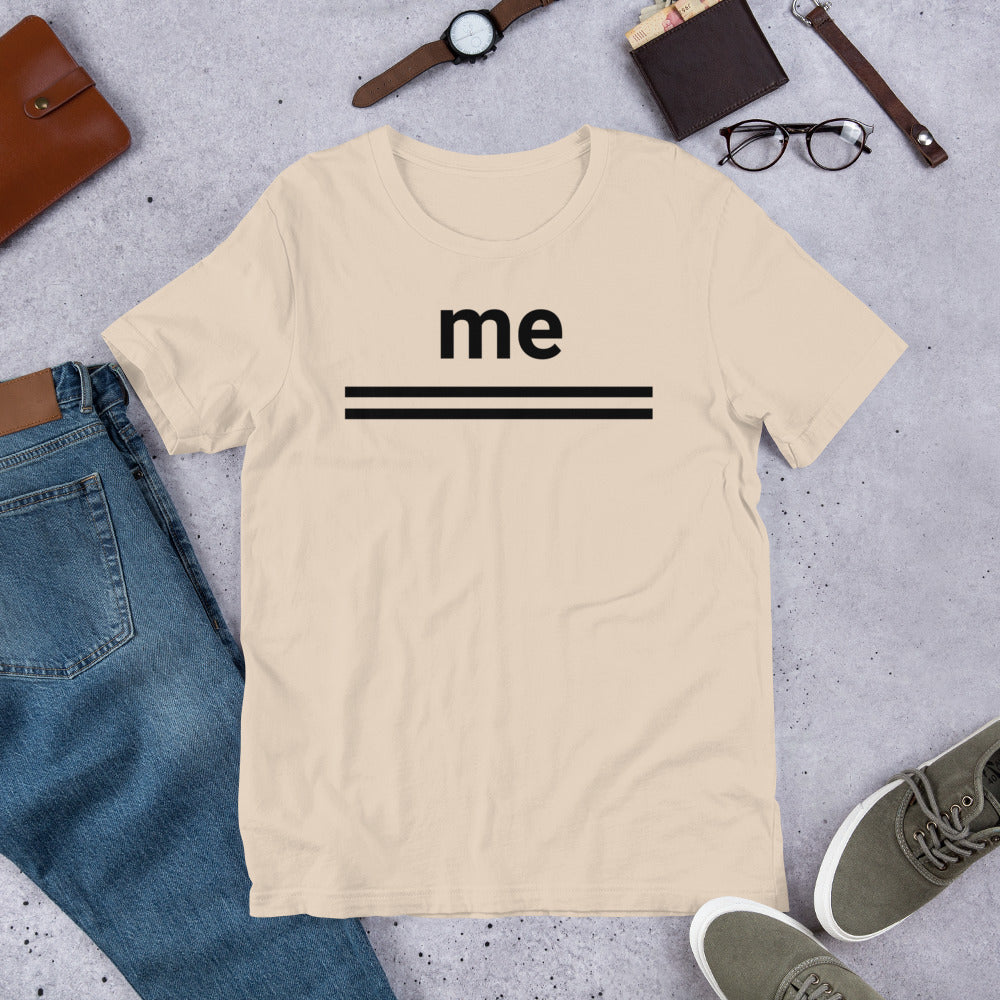 Me Statement Shirt | Minimal Aesthetic Stripe Bella Canvas Tshirt