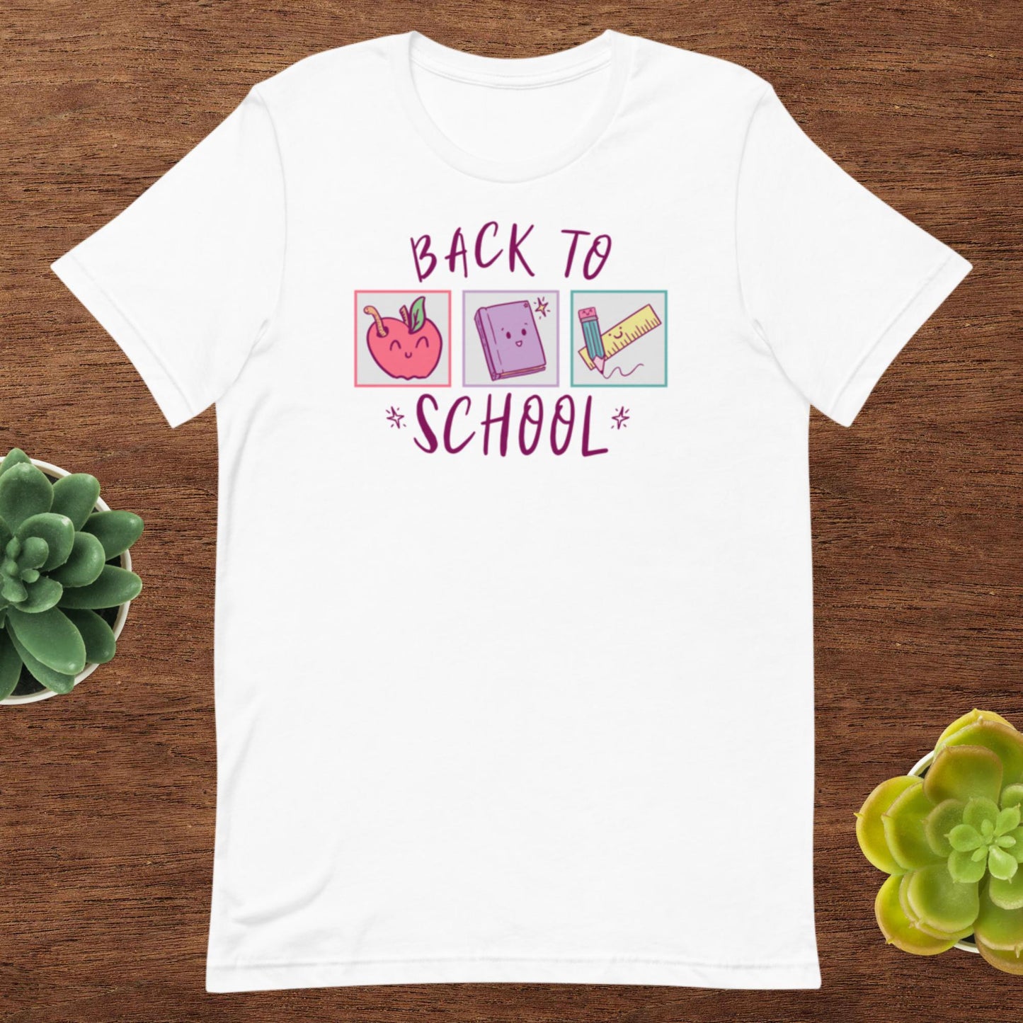 Back To School Teacher Shirt | Cute Cartoon First Day Elementary Preschool Kindergarten Tee | Fun Teacher's Day Gift