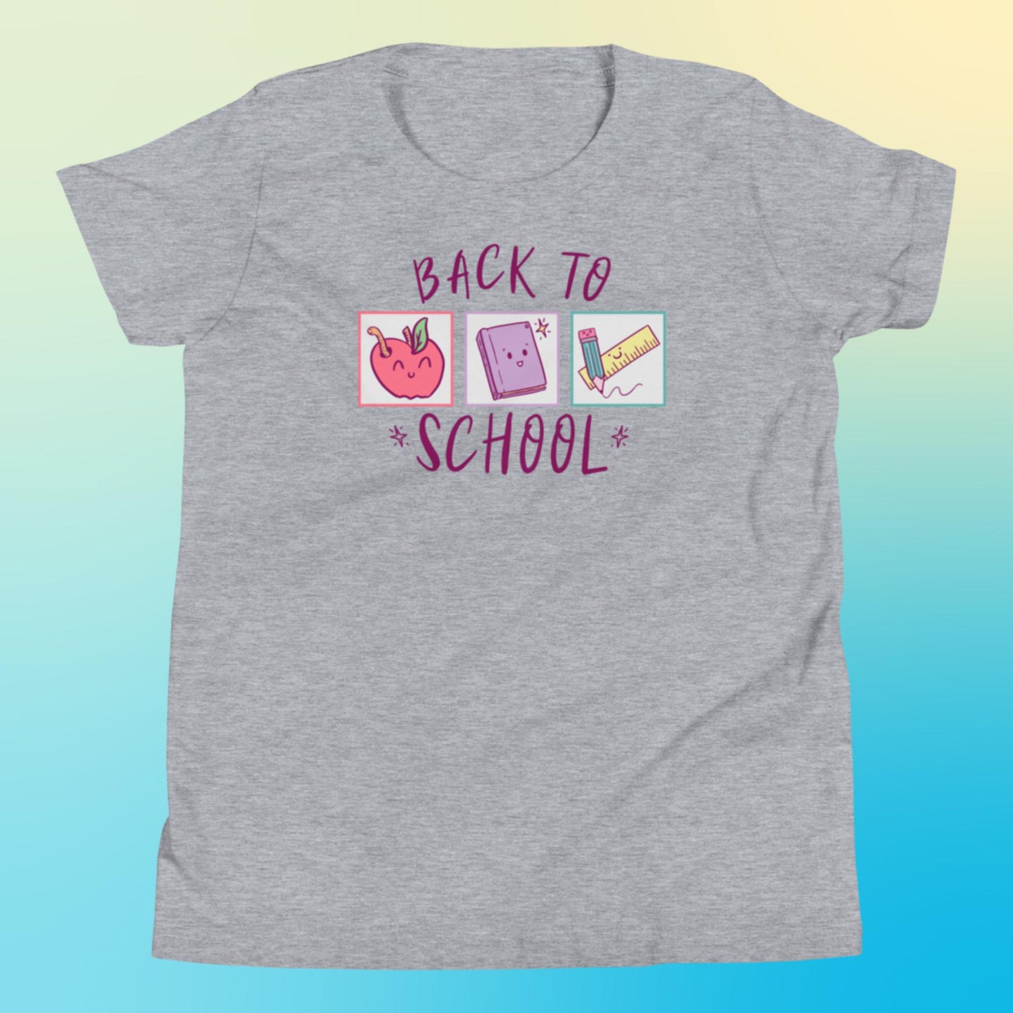 Back To School Kids Shirt | Cute Cartoon First Day Elementary Preschool Kindergarten Tee | Fun Toddler Shirt