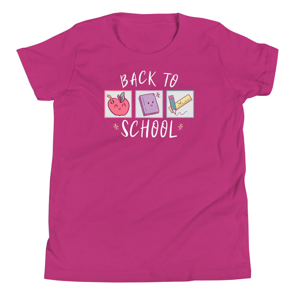 Back To School Kids Shirt | Cute Cartoon First Day Elementary Preschool Kindergarten Tee | Fun Toddler Shirt