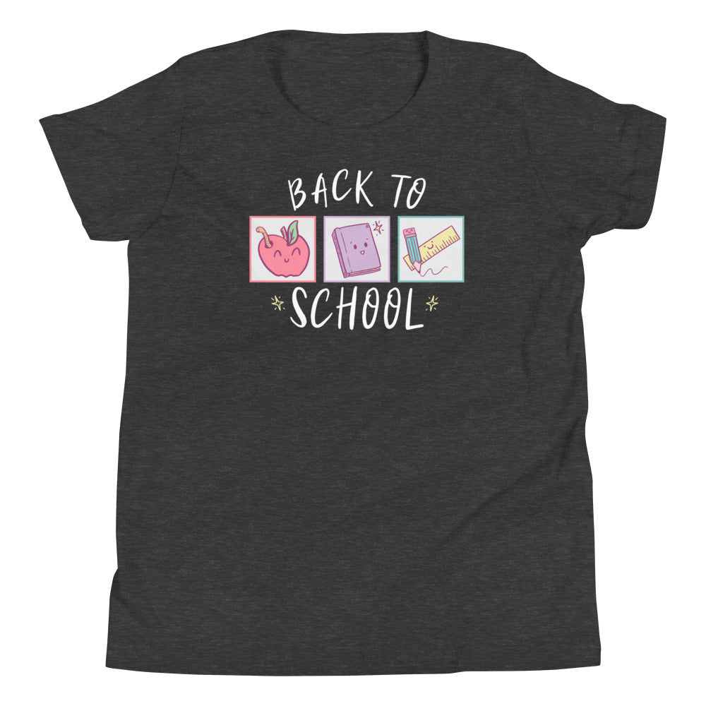 Back To School Kids Shirt | Cute Cartoon First Day Elementary Preschool Kindergarten Tee | Fun Toddler Shirt