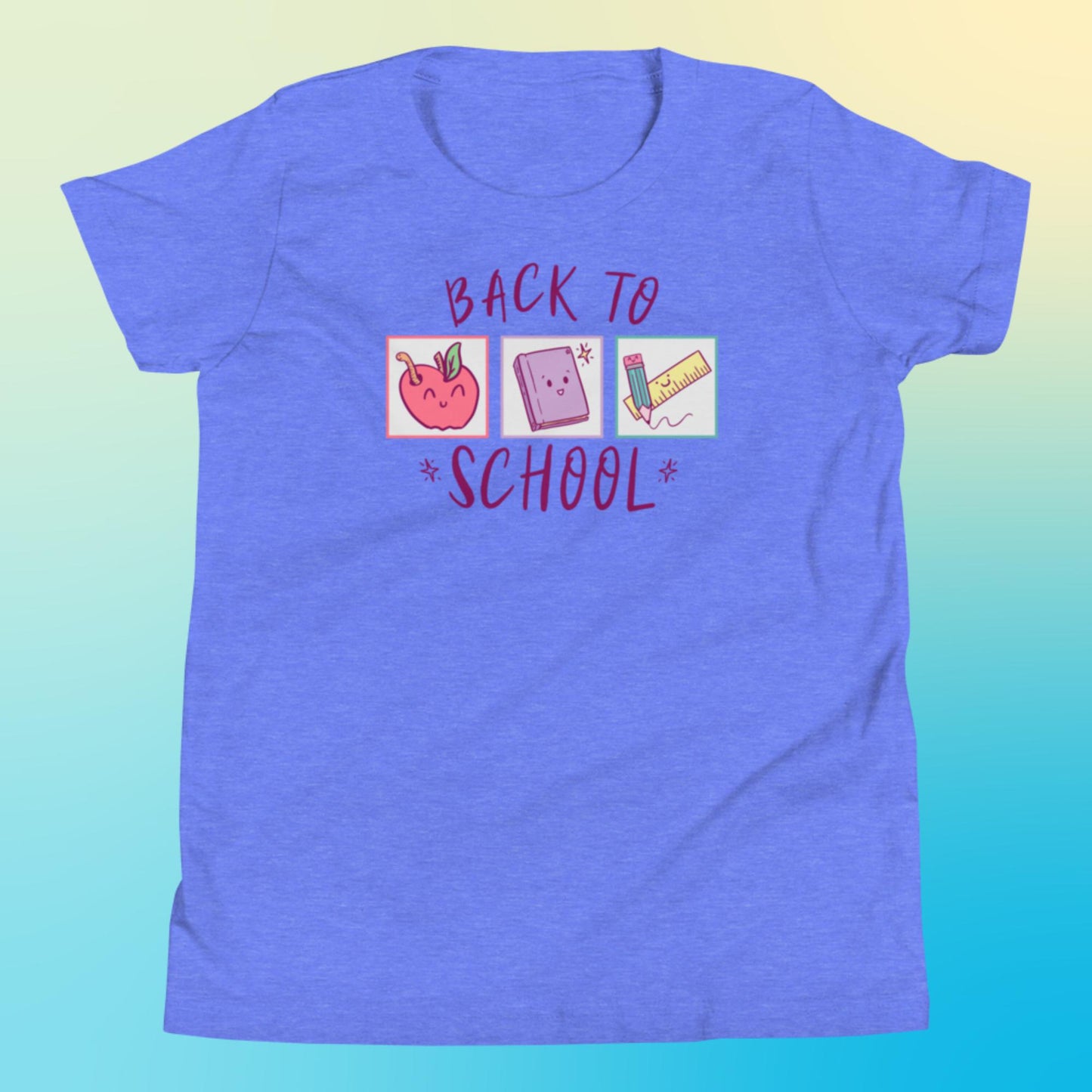 Back To School Kids Shirt | Cute Cartoon First Day Elementary Preschool Kindergarten Tee | Fun Toddler Shirt