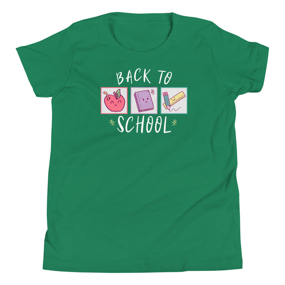 Back To School Kids Shirt | Cute Cartoon First Day Elementary Preschool Kindergarten Tee | Fun Toddler Shirt