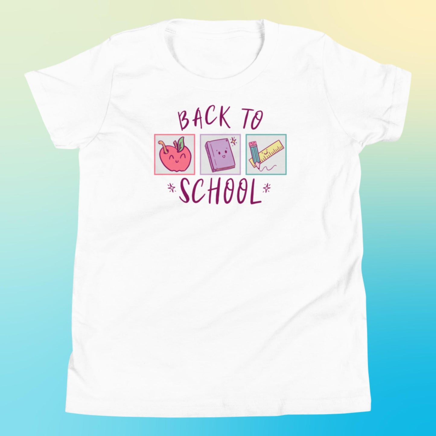 Back To School Kids Shirt | Cute Cartoon First Day Elementary Preschool Kindergarten Tee | Fun Toddler Shirt