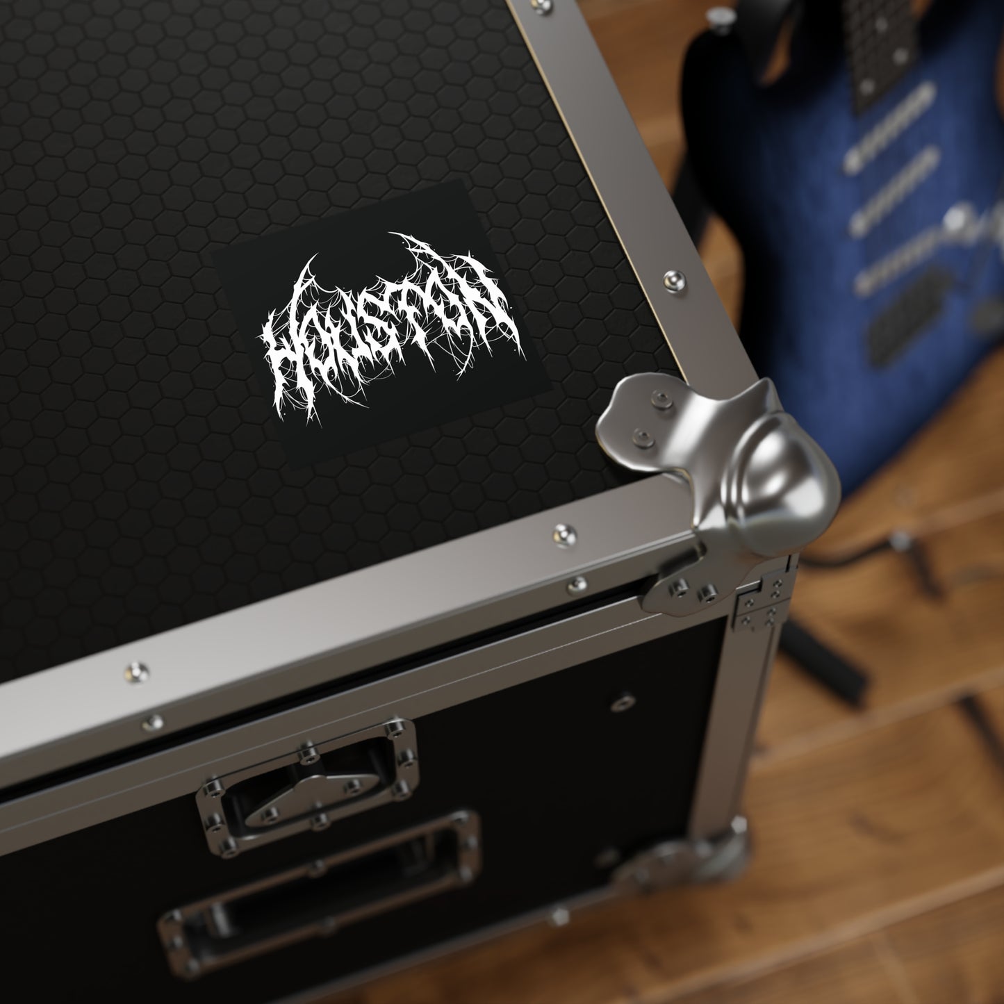 Houston - Heavy Metal Vinyl Sticker