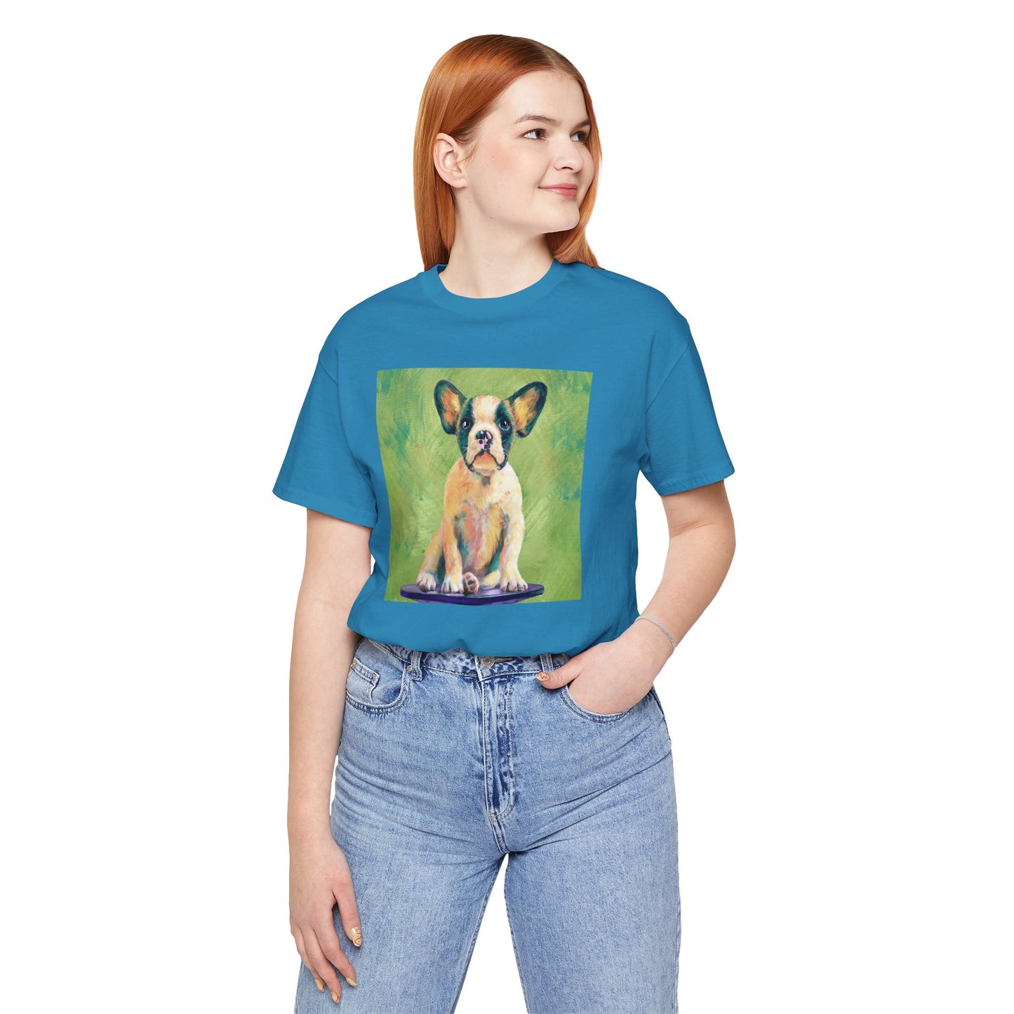 Colorful French Bulldog Shirt - Painterly Pop Art Dog Tee