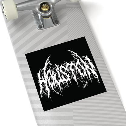 Houston - Heavy Metal Vinyl Sticker