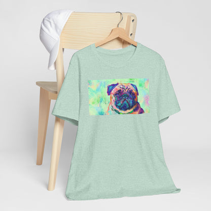 Colorful Pug Shirt - Painterly Pop Art Dog Tee