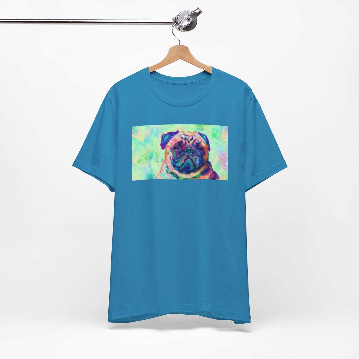 Colorful Pug Shirt - Painterly Pop Art Dog Tee