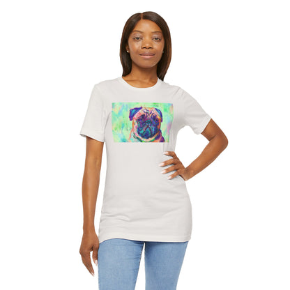 Colorful Pug Shirt - Painterly Pop Art Dog Tee