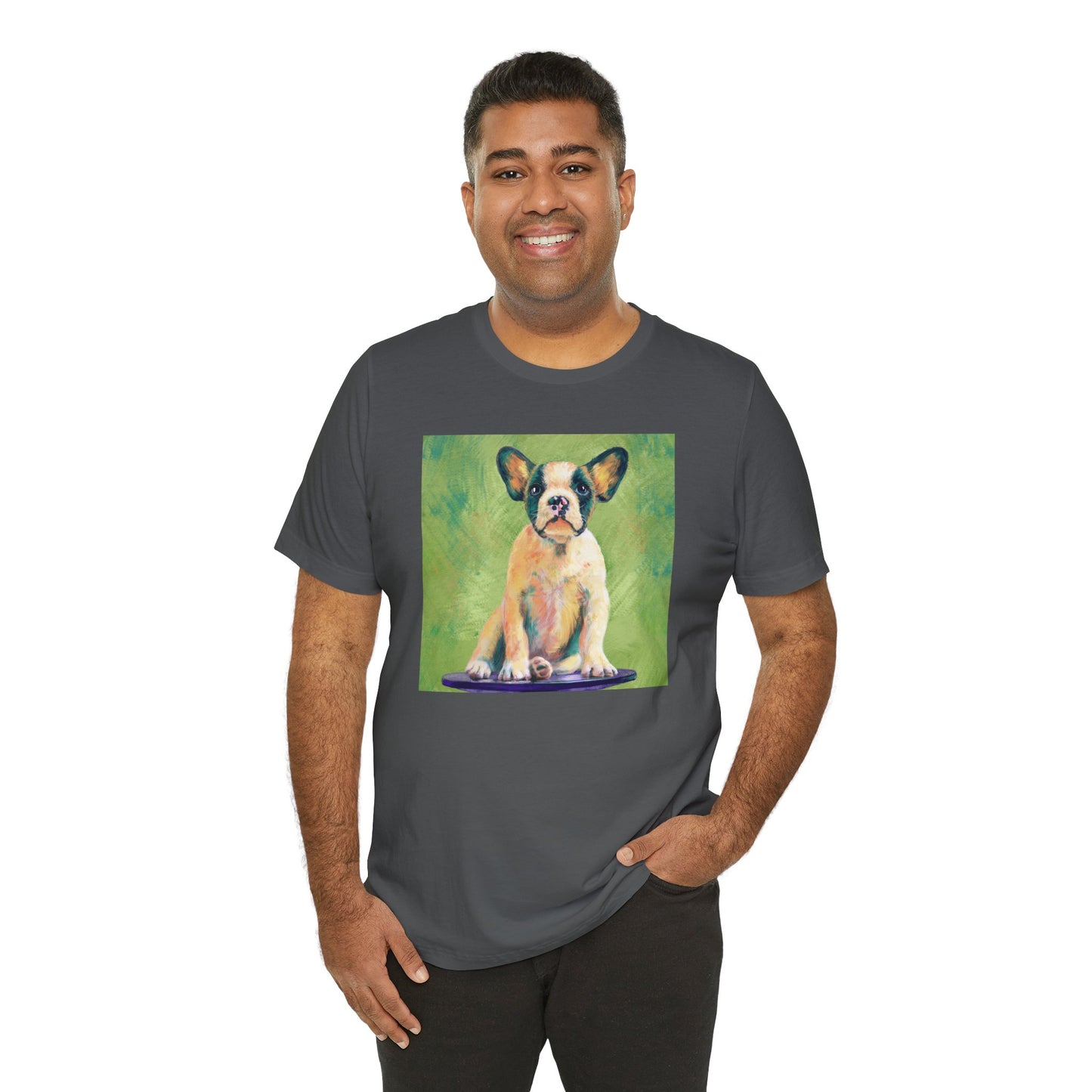 Colorful French Bulldog Shirt - Painterly Pop Art Dog Tee