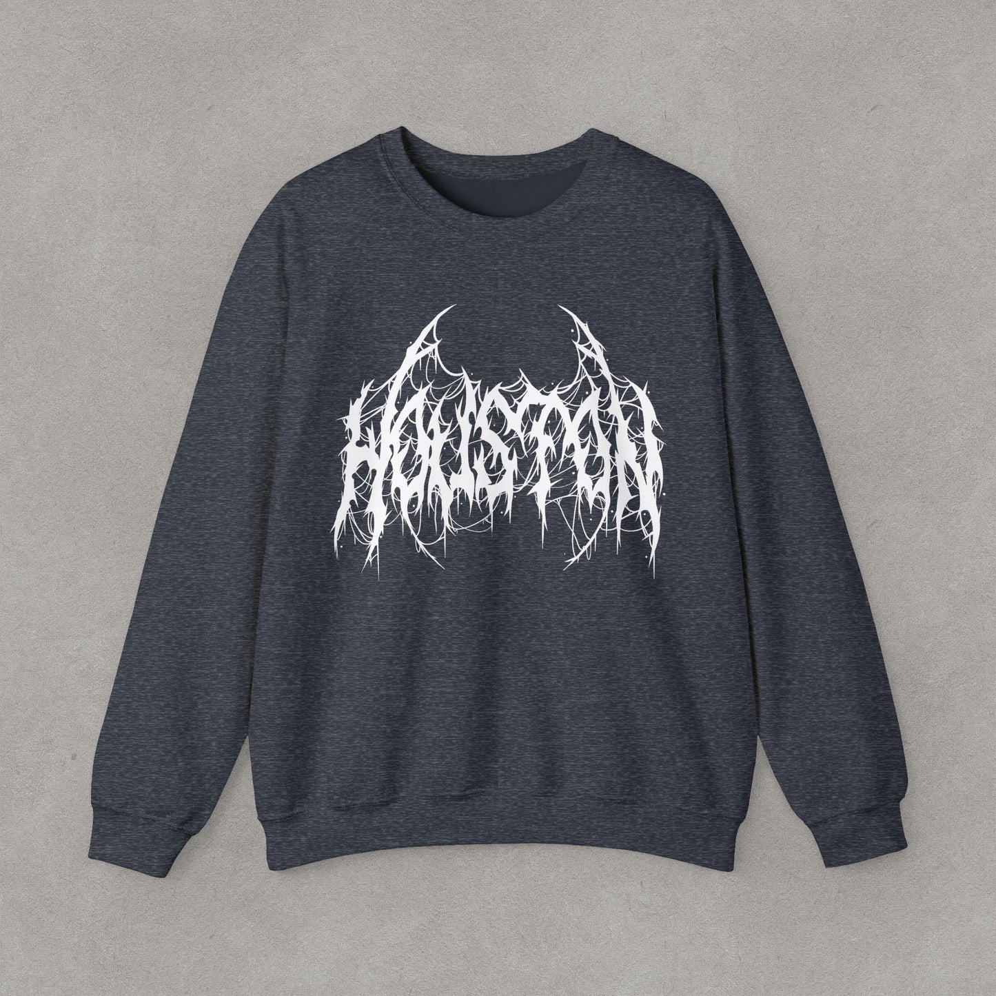 Houston Heavy Metal Sweatshirt - HTX Grunge Logo