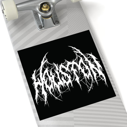 Houston - Heavy Metal Vinyl Sticker