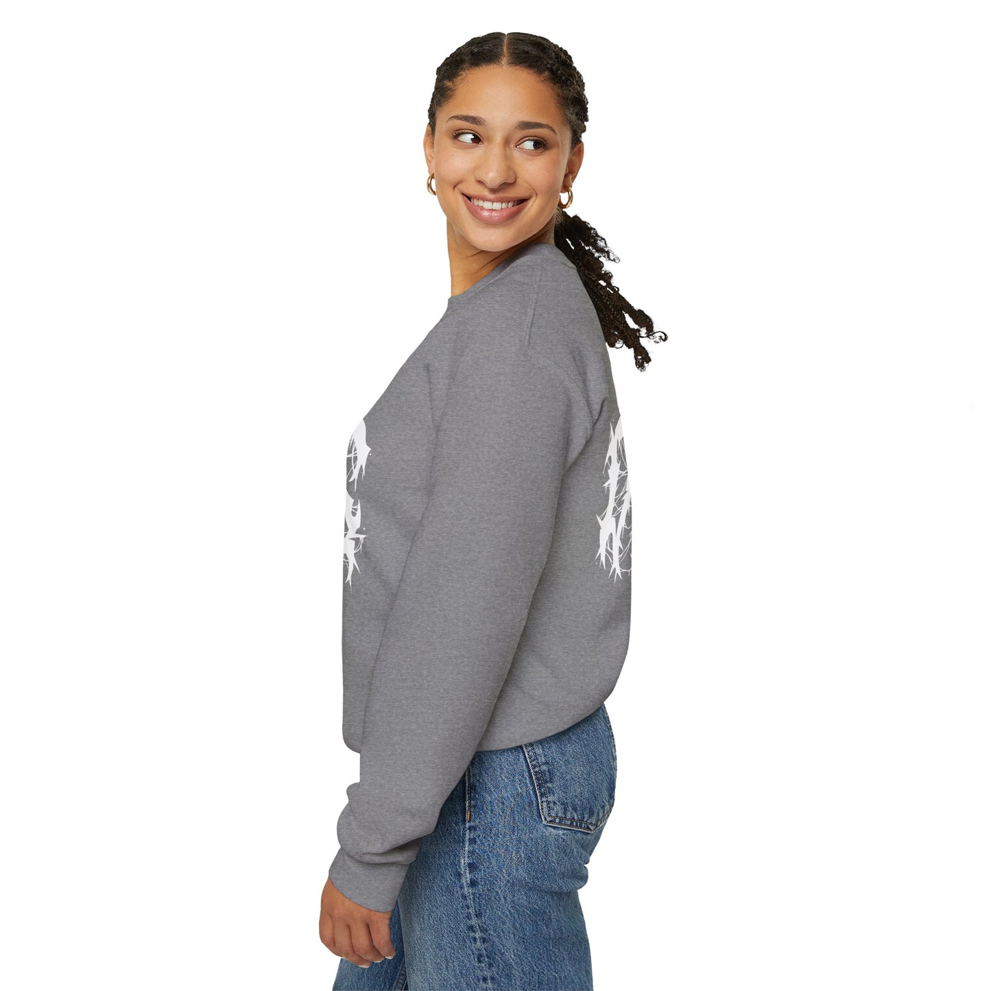 Dallas Heavy Metal Sweatshirt - Black and White Streetwear