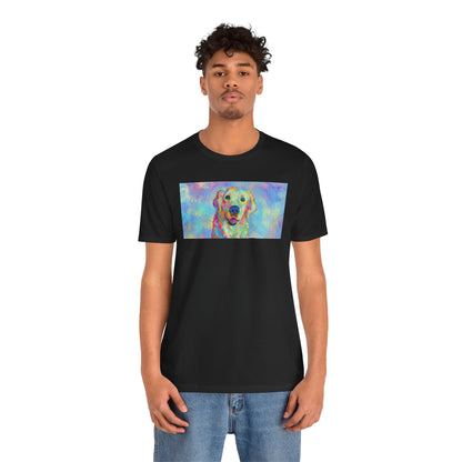 Colorful Golden Retriever Shirt - Painterly Pop Art Dog Tee