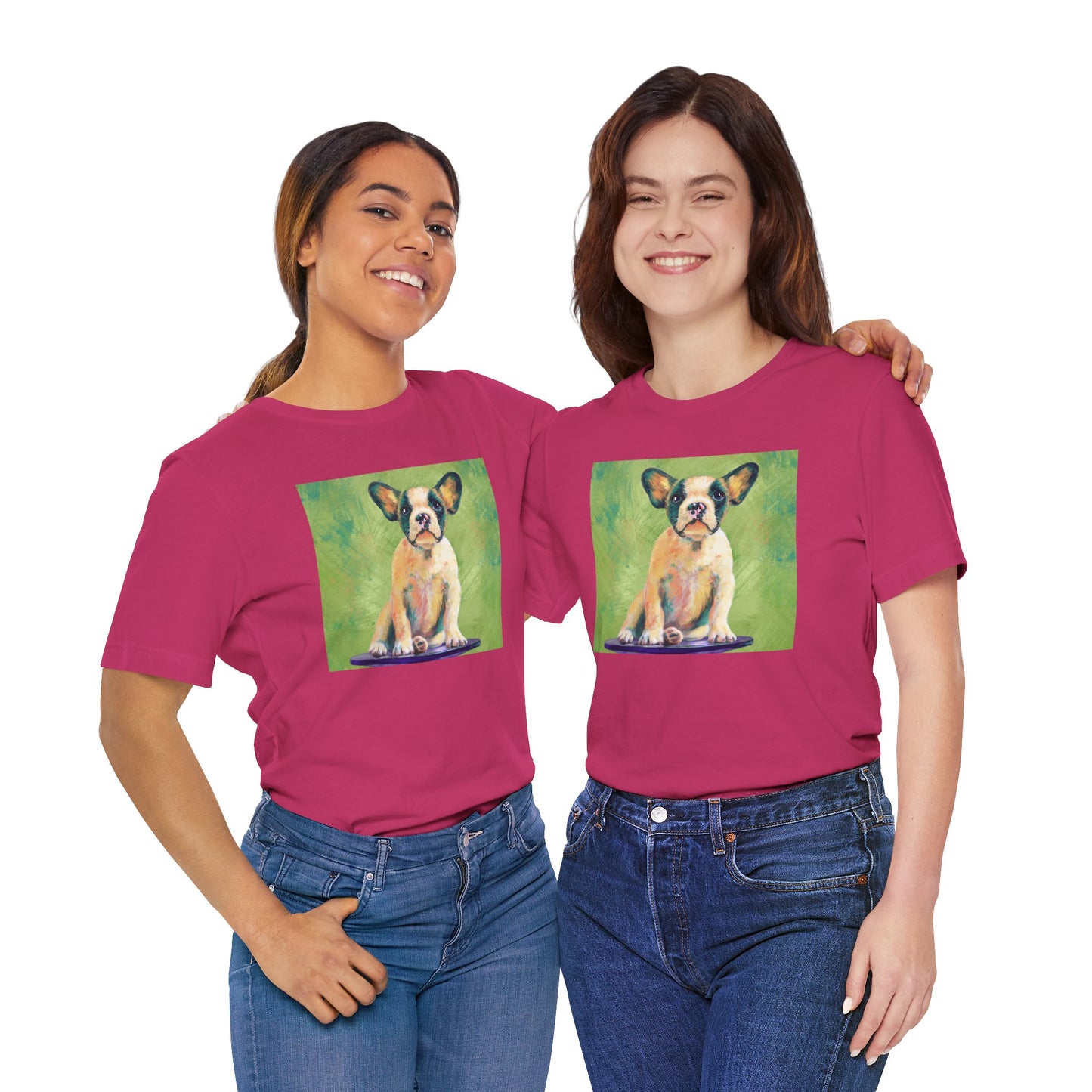 Colorful French Bulldog Shirt - Painterly Pop Art Dog Tee