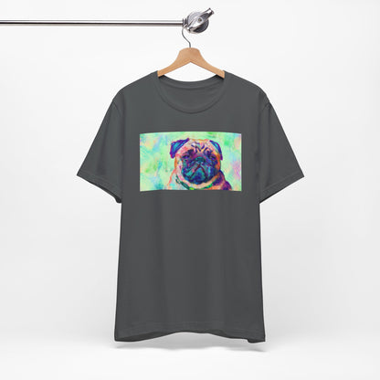 Colorful Pug Shirt - Painterly Pop Art Dog Tee