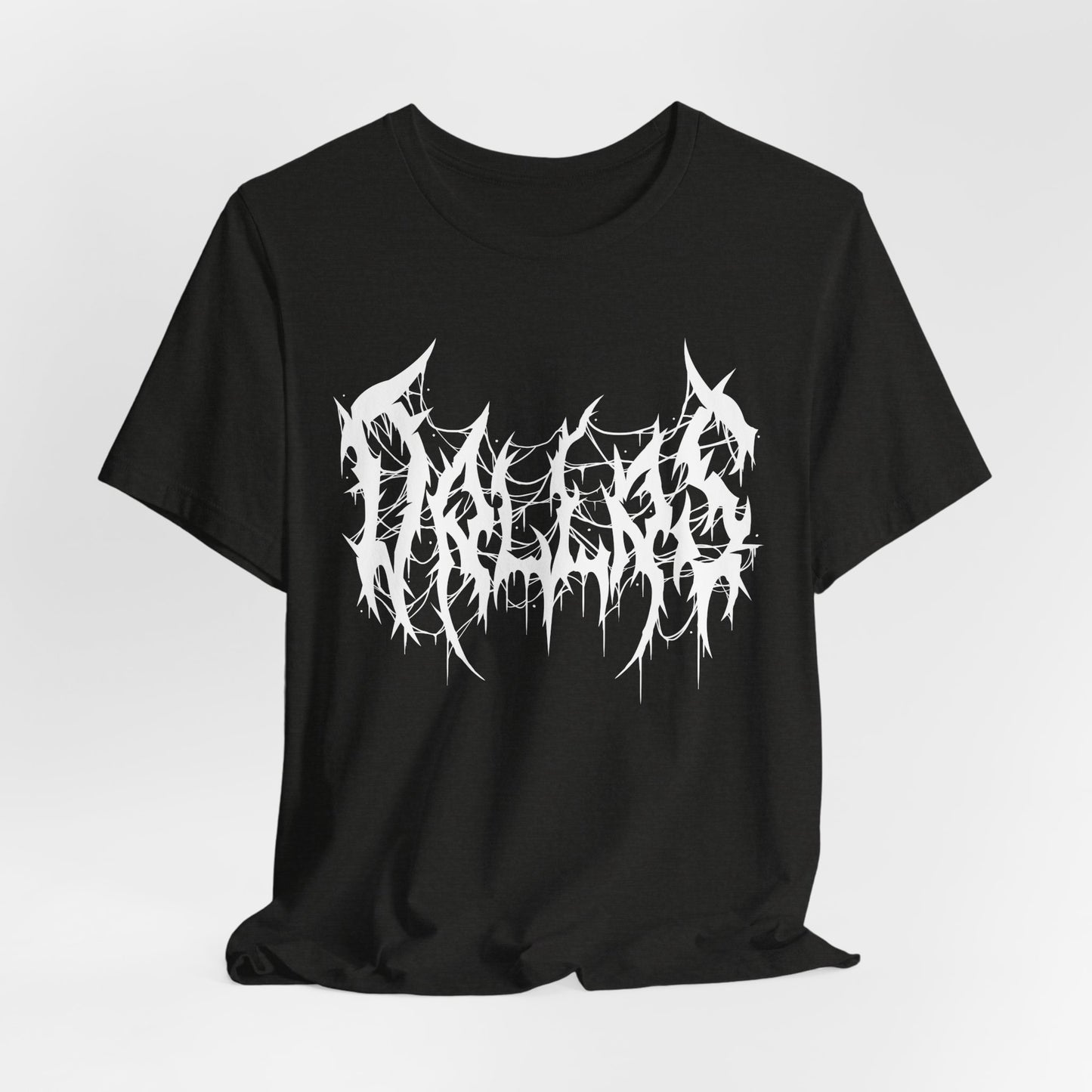Dallas Heavy Metal Logo T-Shirt - Black and White Graphic Tee