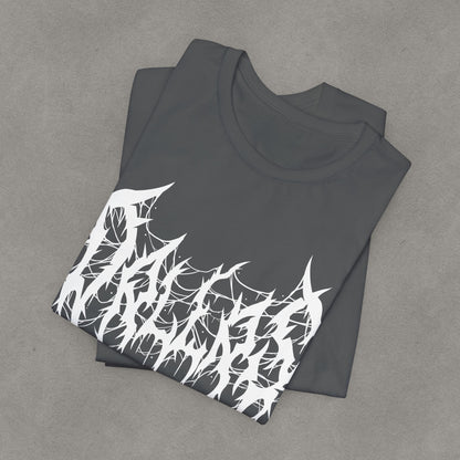 Dallas Heavy Metal Logo T-Shirt - Black and White Graphic Tee